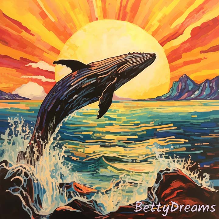dream of a whale jumping out the water