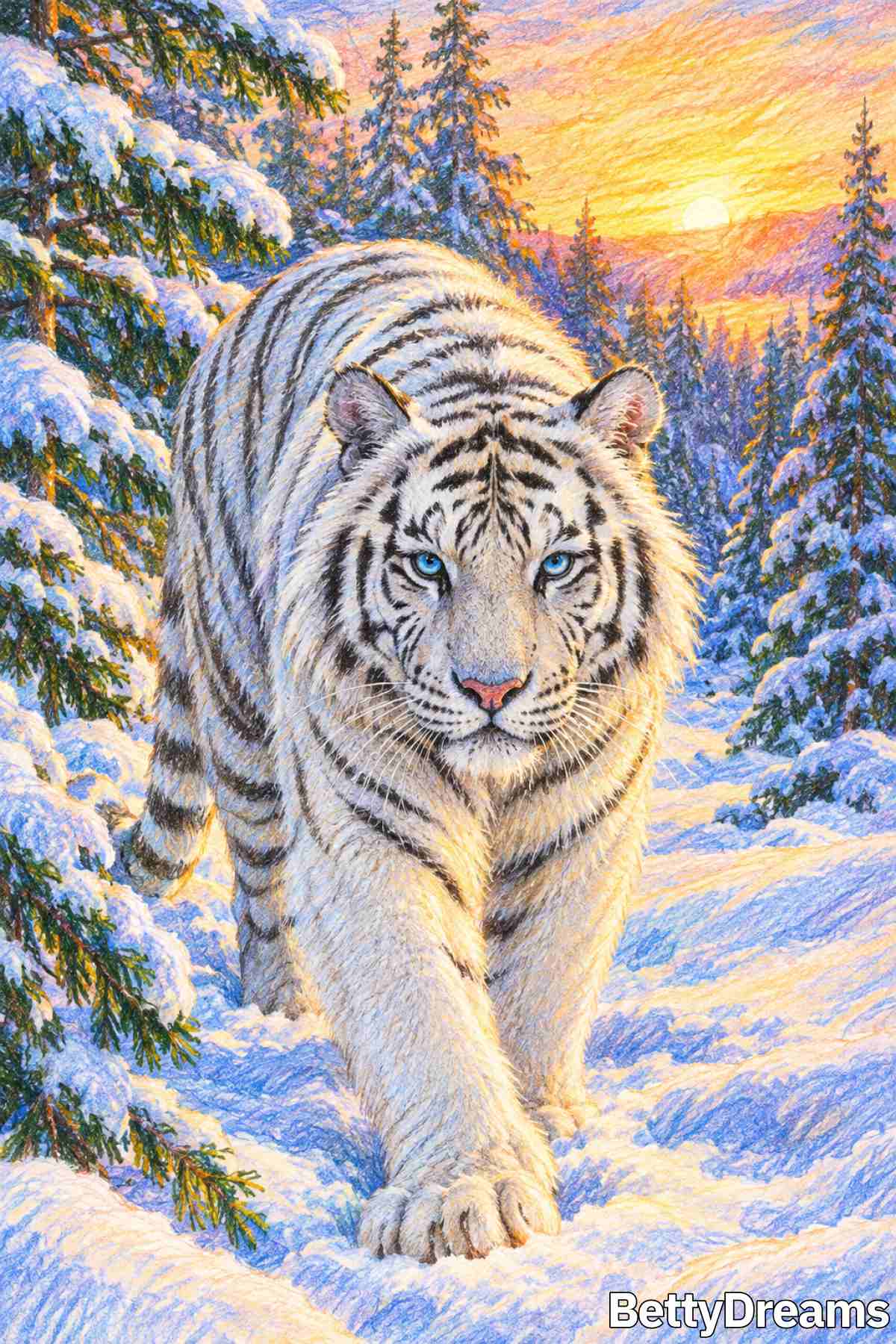 white tiger in dream