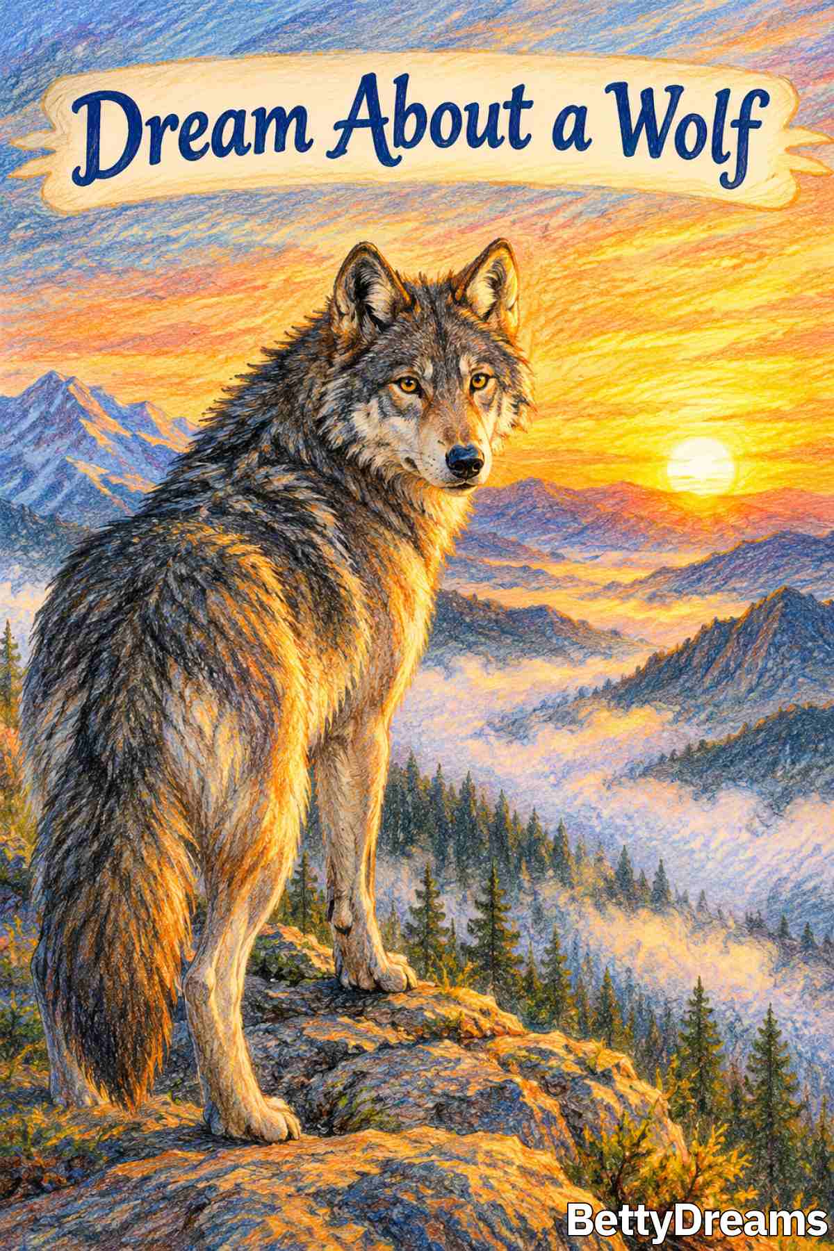 dream of a wolf staring at me