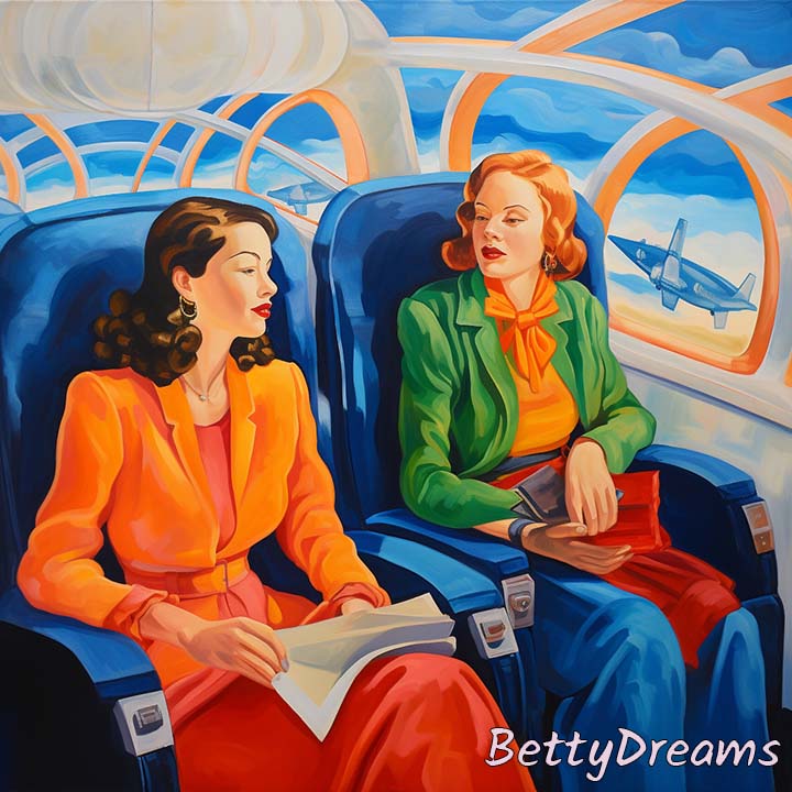dream of being a passenger in an airplane