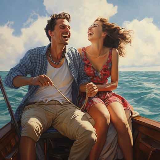 dream of being on a boat with someone