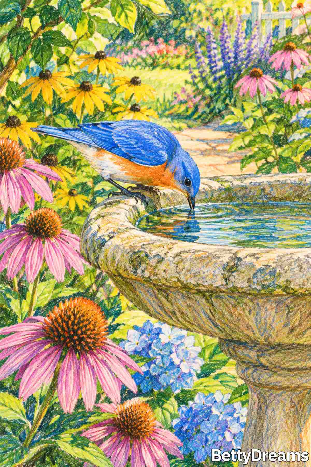 dreaming about a blue bird