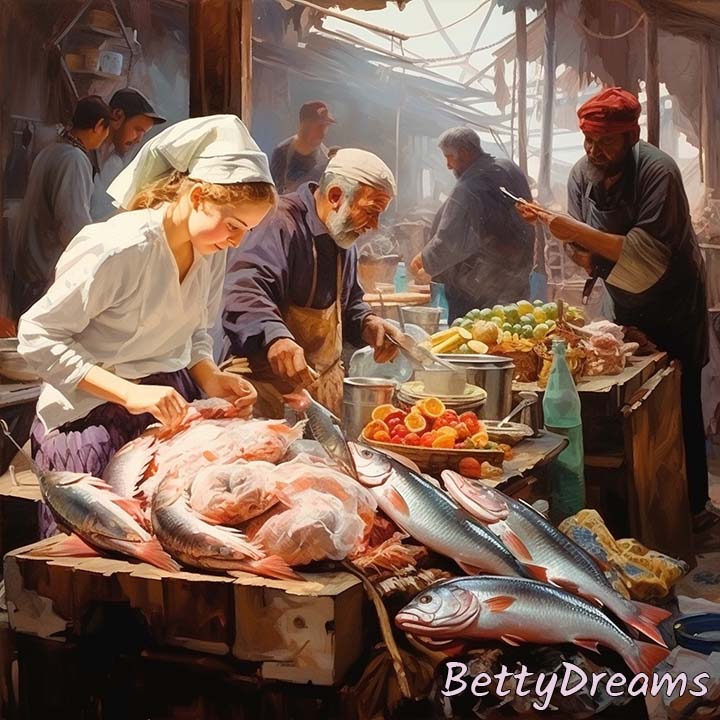dream of buying fish