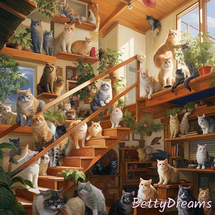 Dream Of Cats In House 