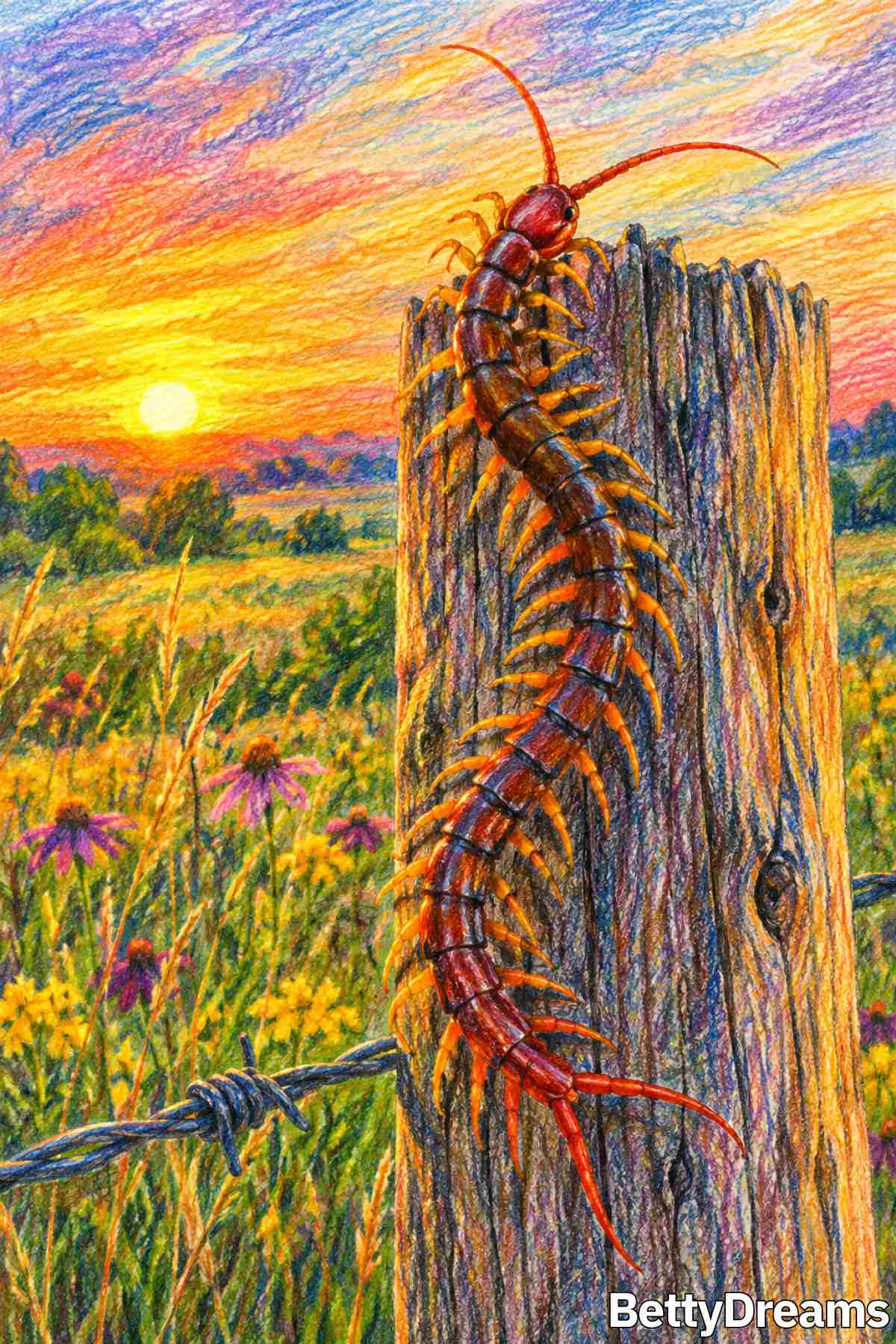 dreaming about a centipede
