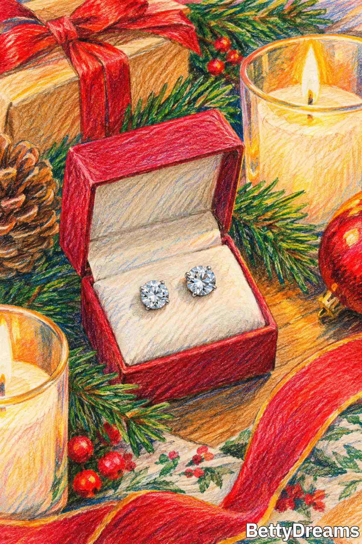 diamond earrings in dream