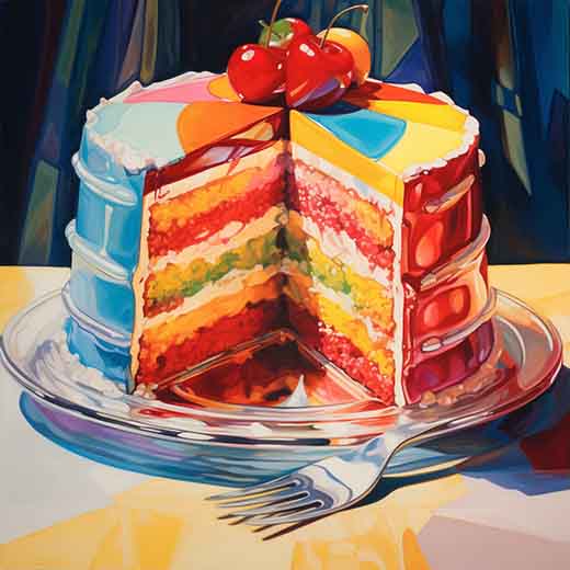 dream of eating cake