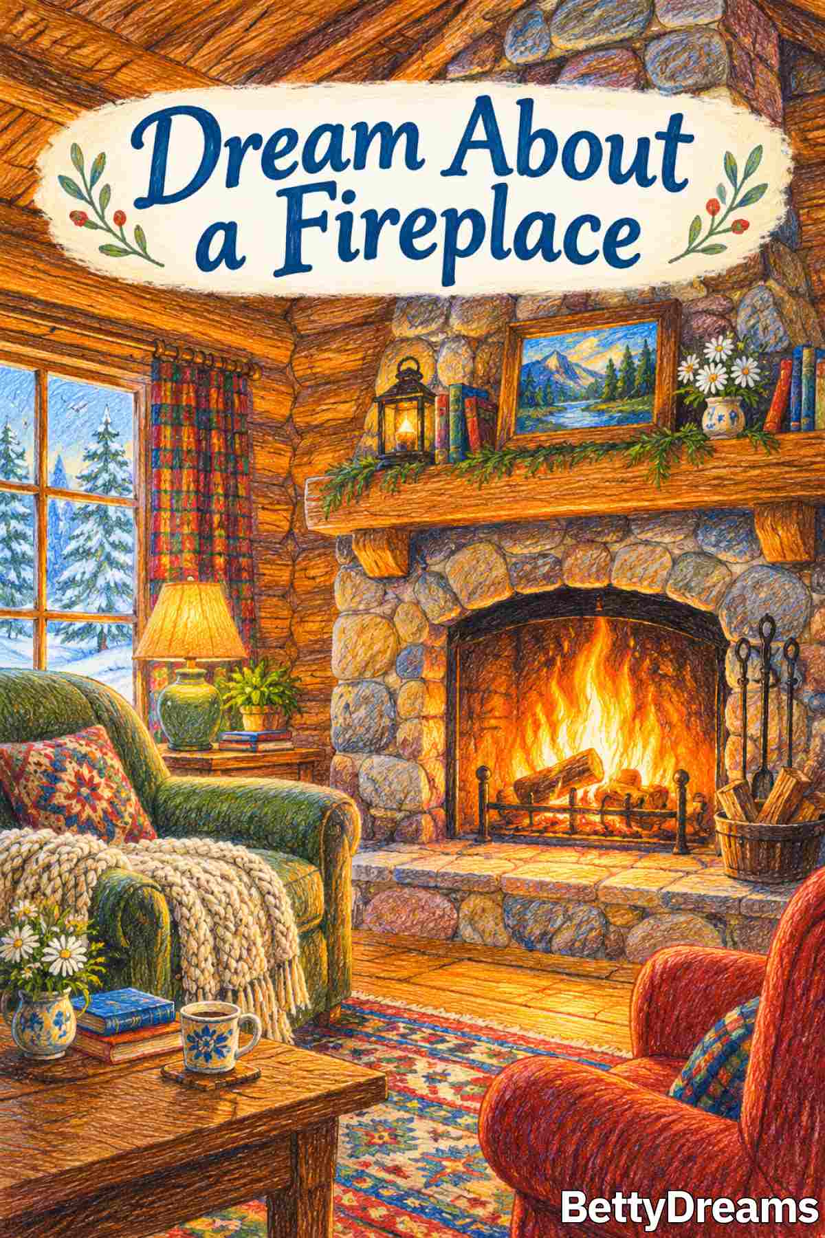 dream of fireplace
