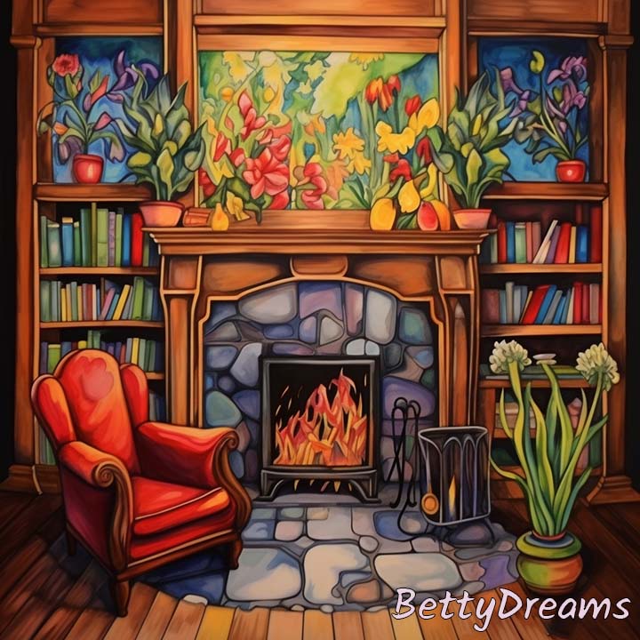dream of fireplace