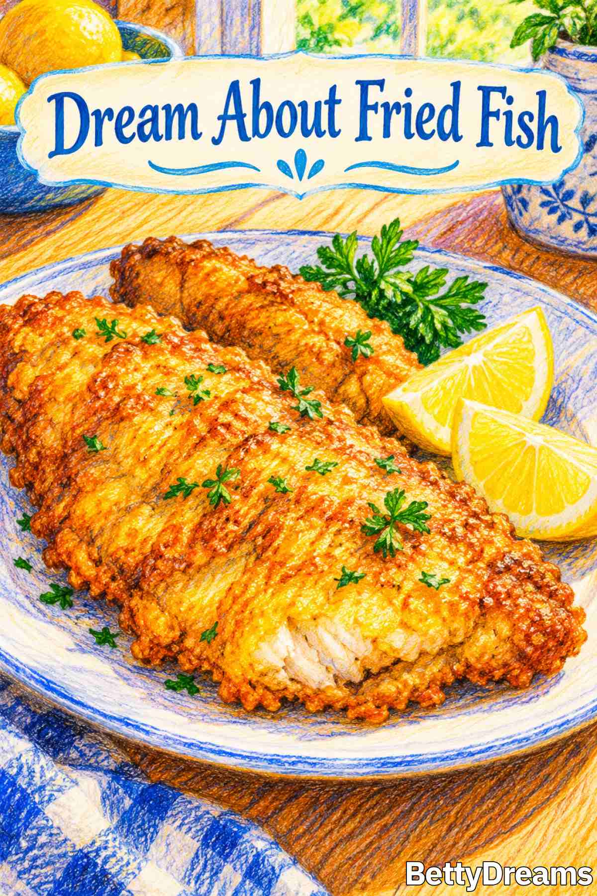 having a dream about fried fish