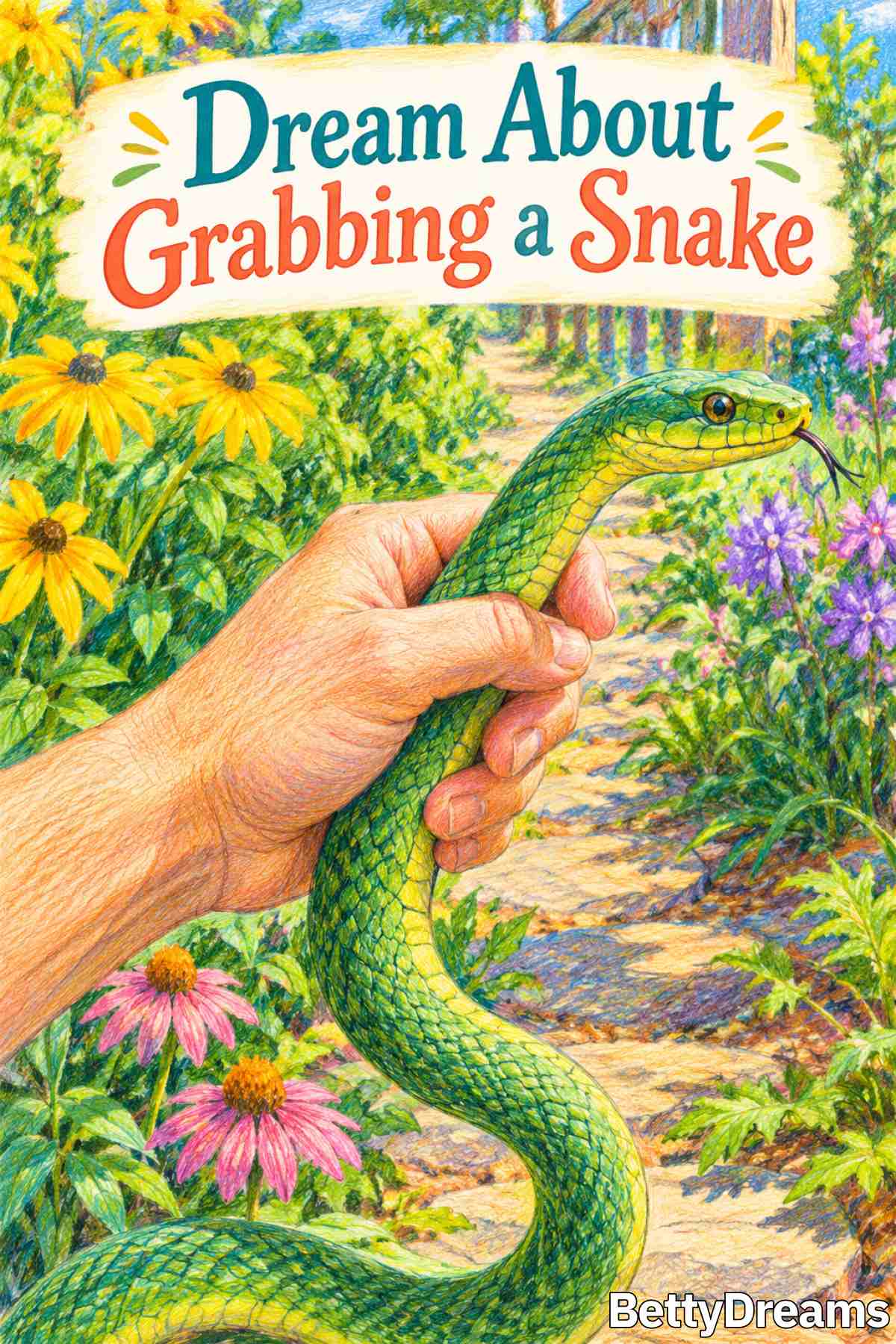 grabbing a snake in a dream