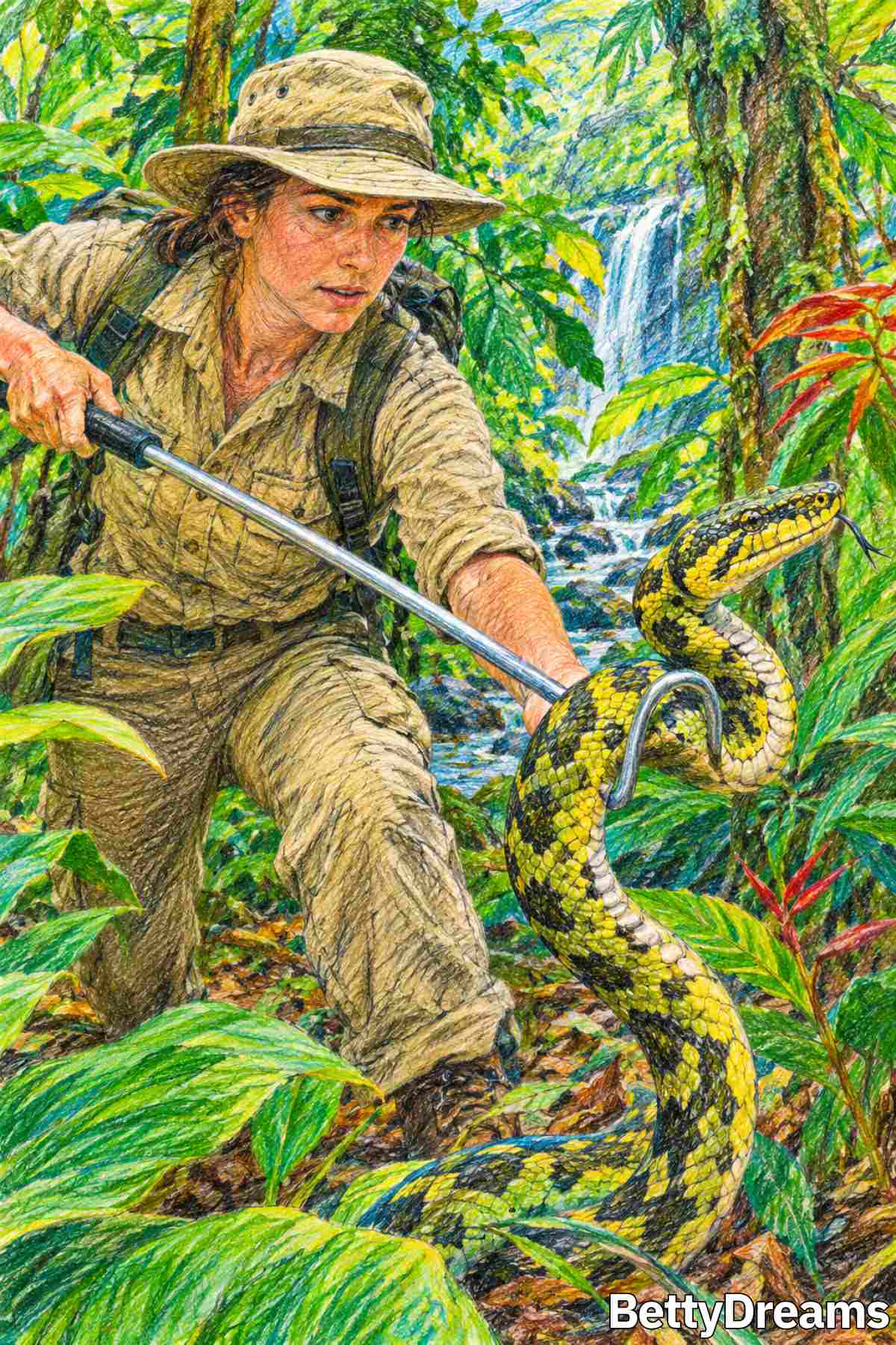 grabbing a snake dream interpretation