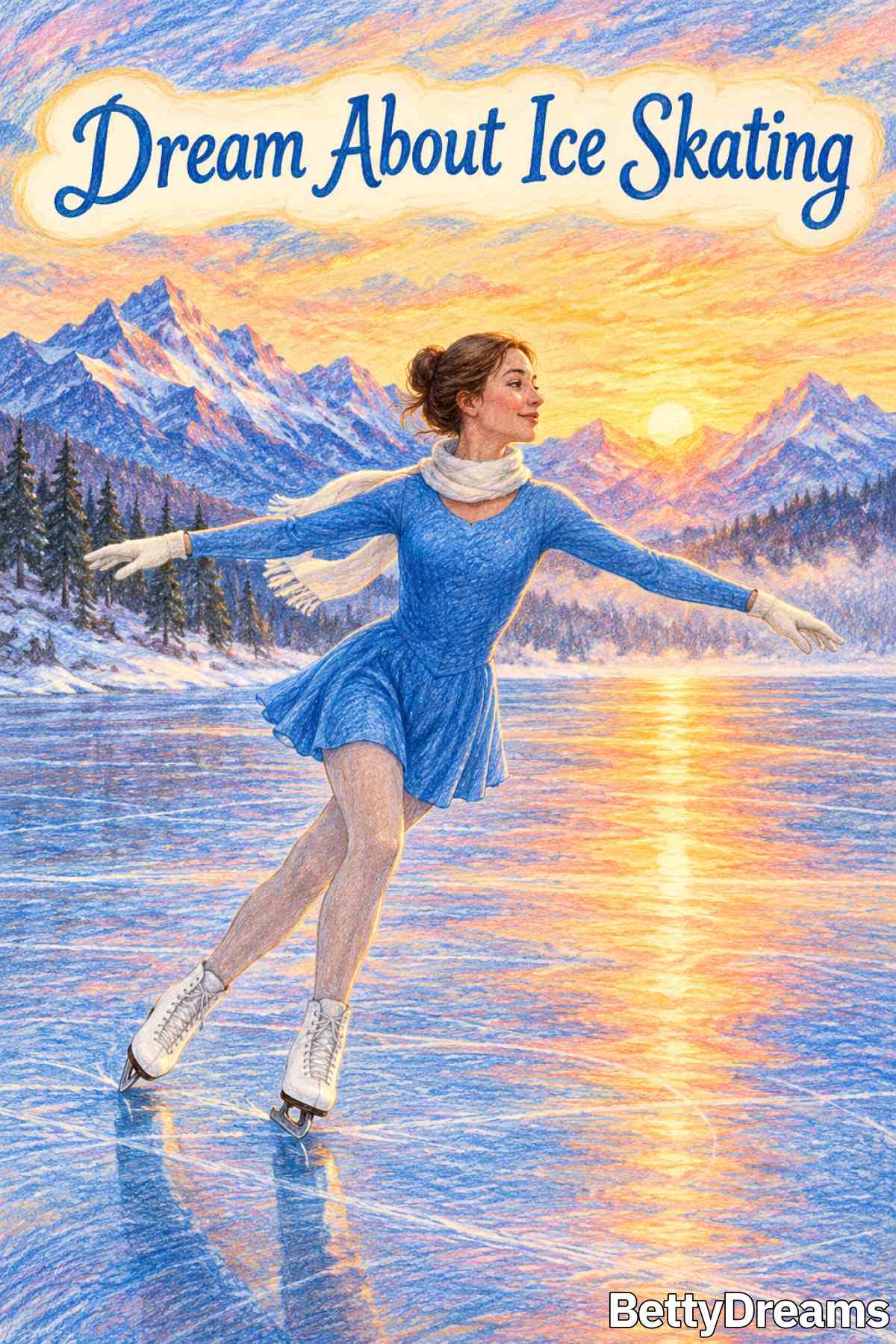meaning of ice skating in a dream