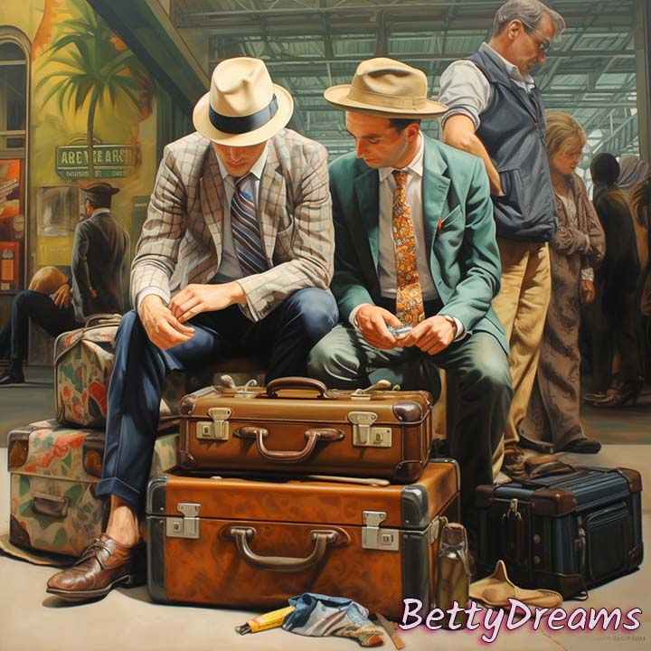 dream of luggage
