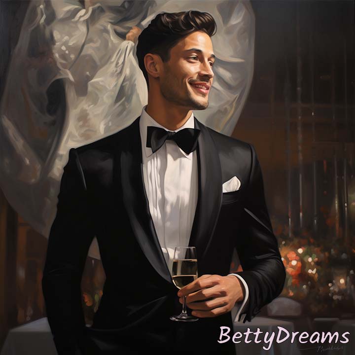dream of  man wearing black clothes meaning
