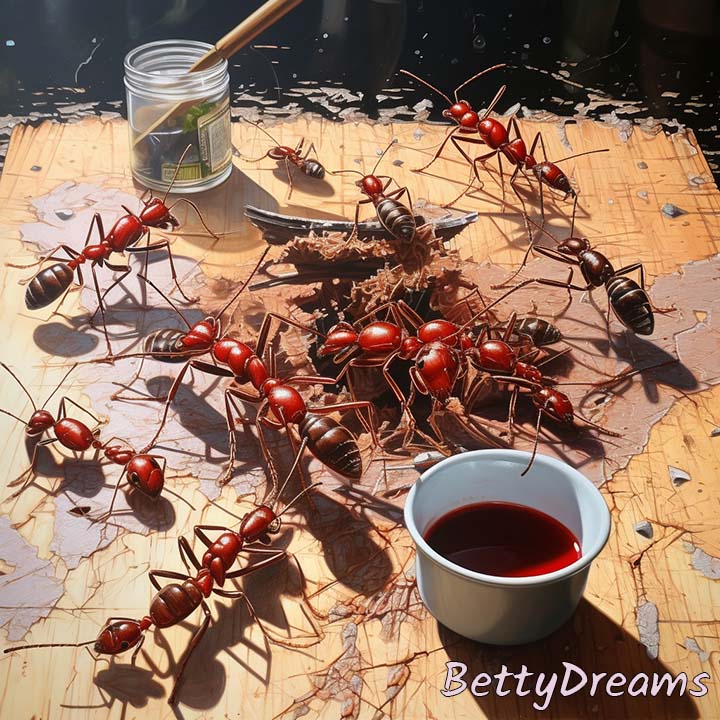 dream of red ants