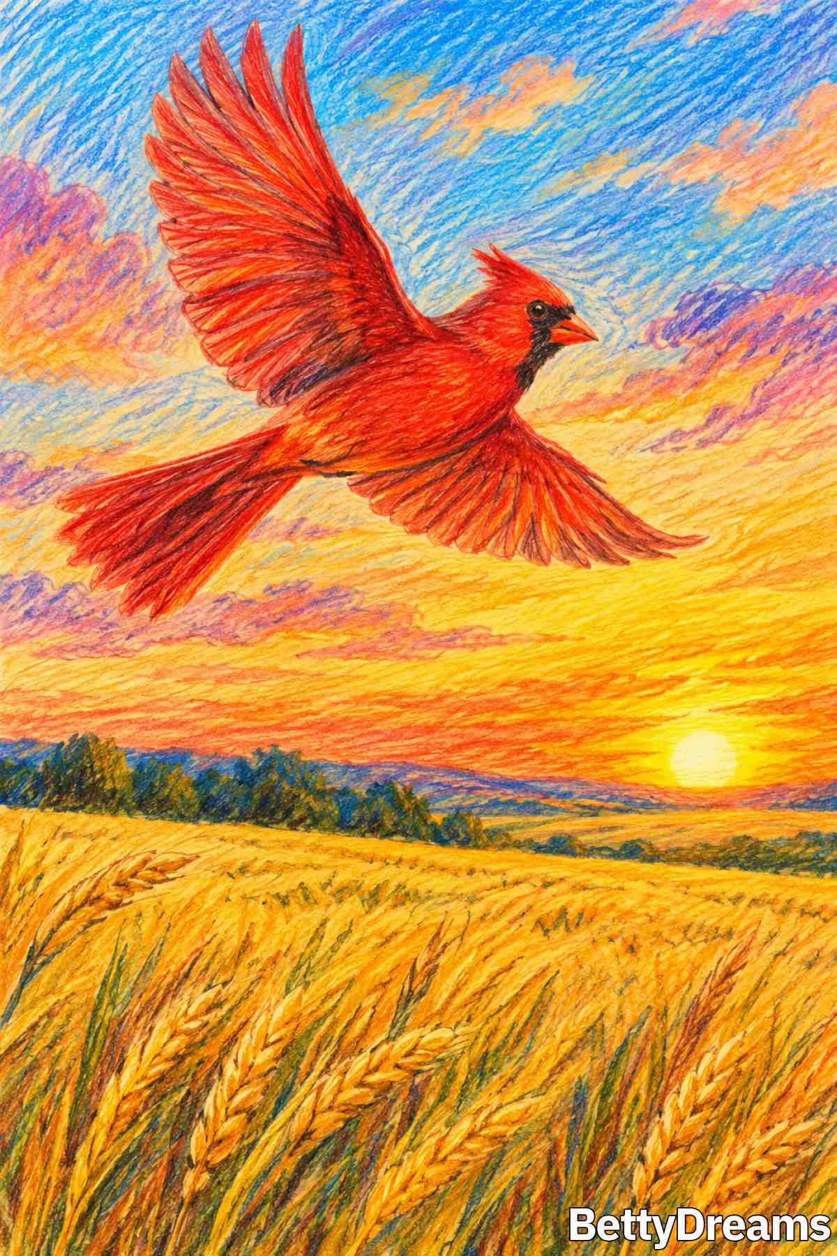 meaning of red bird in dream