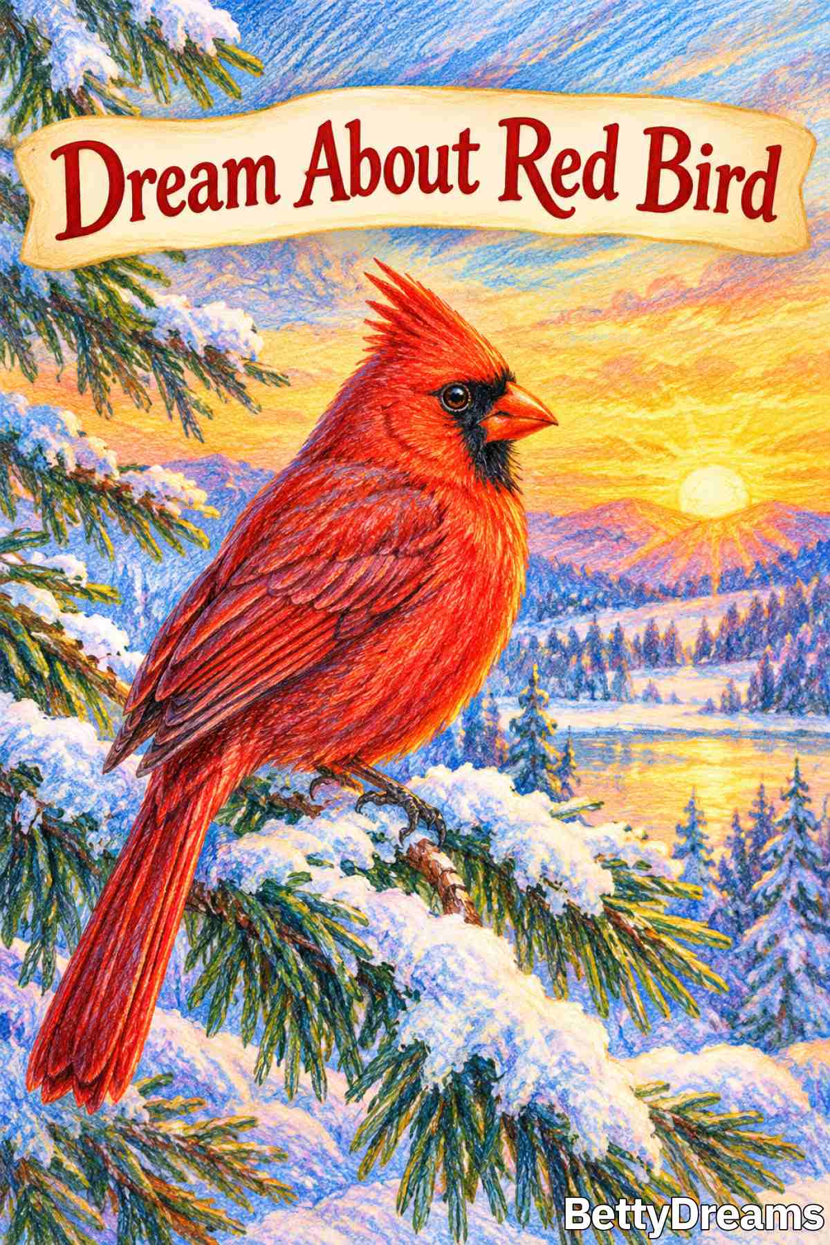 having a dream about a red bird