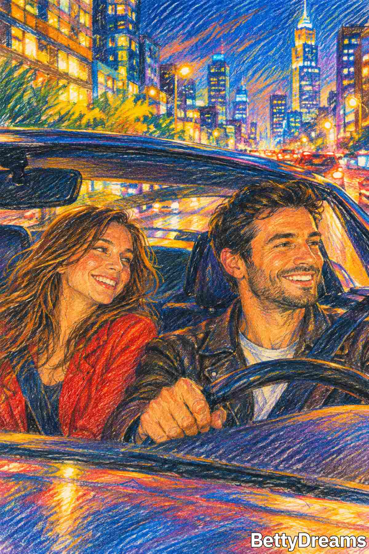 having a dream about riding in a car with someone