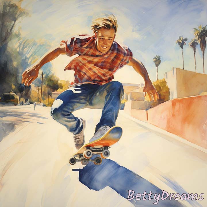 dream of skateboarding
