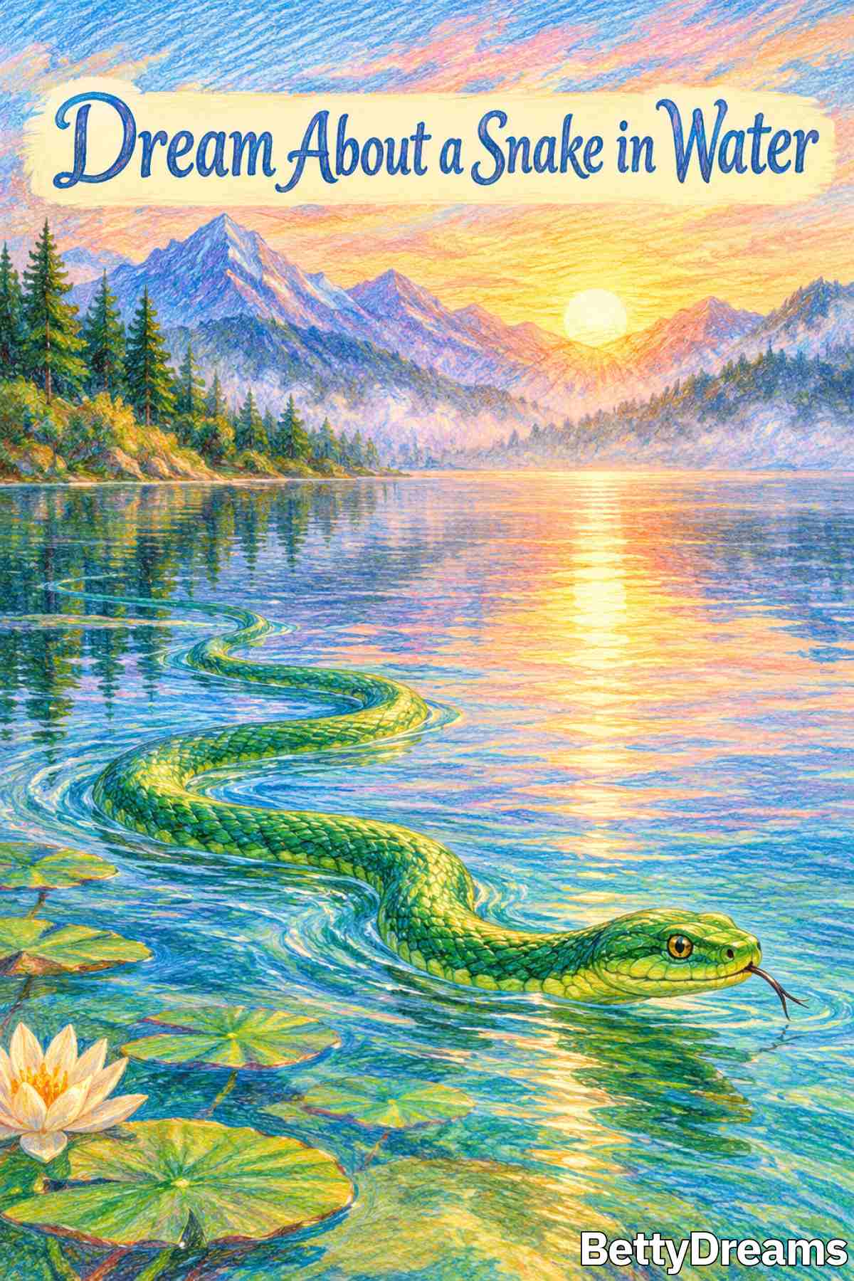 snake in water in dream