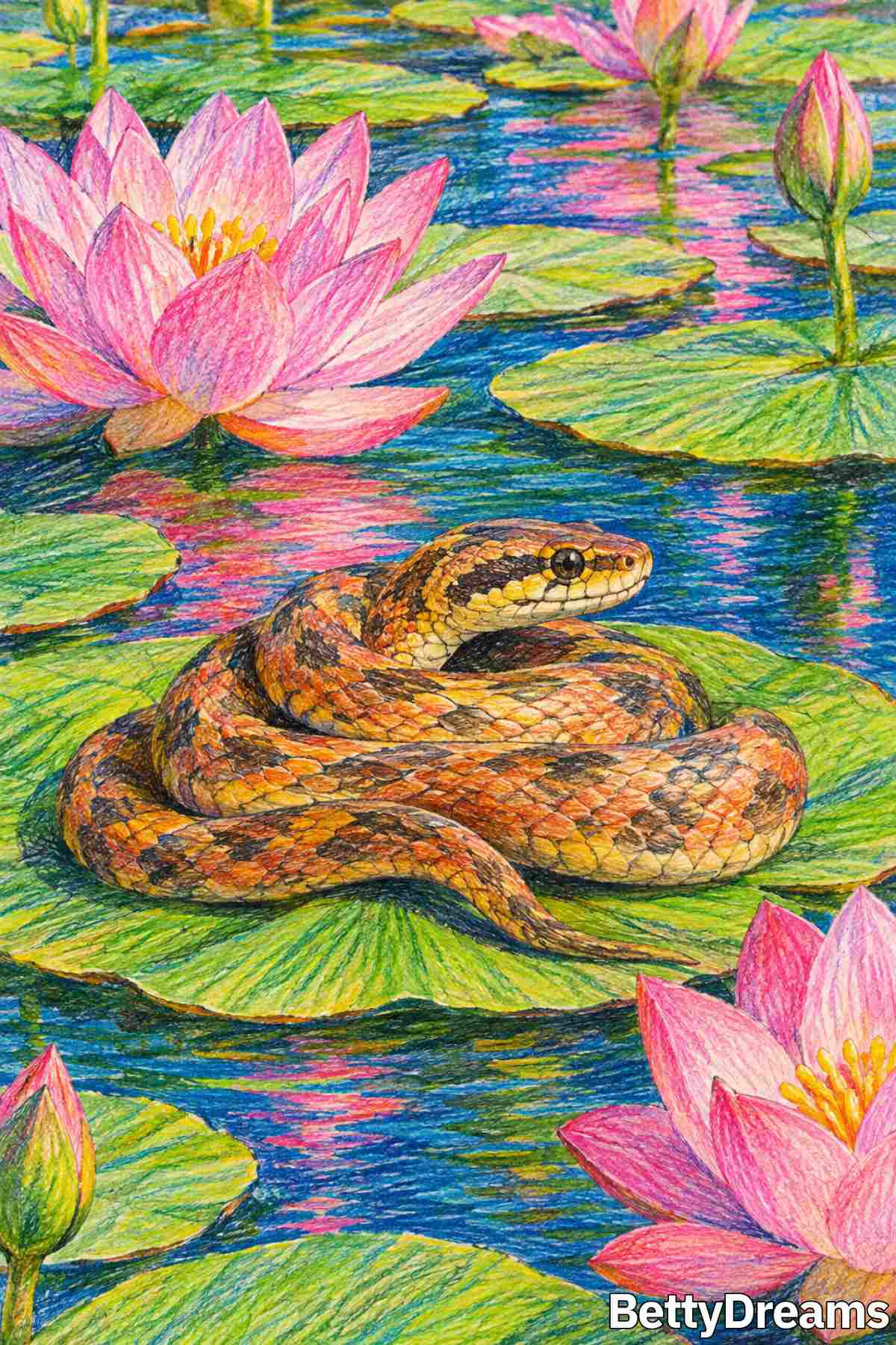 dreams about snakes in water
