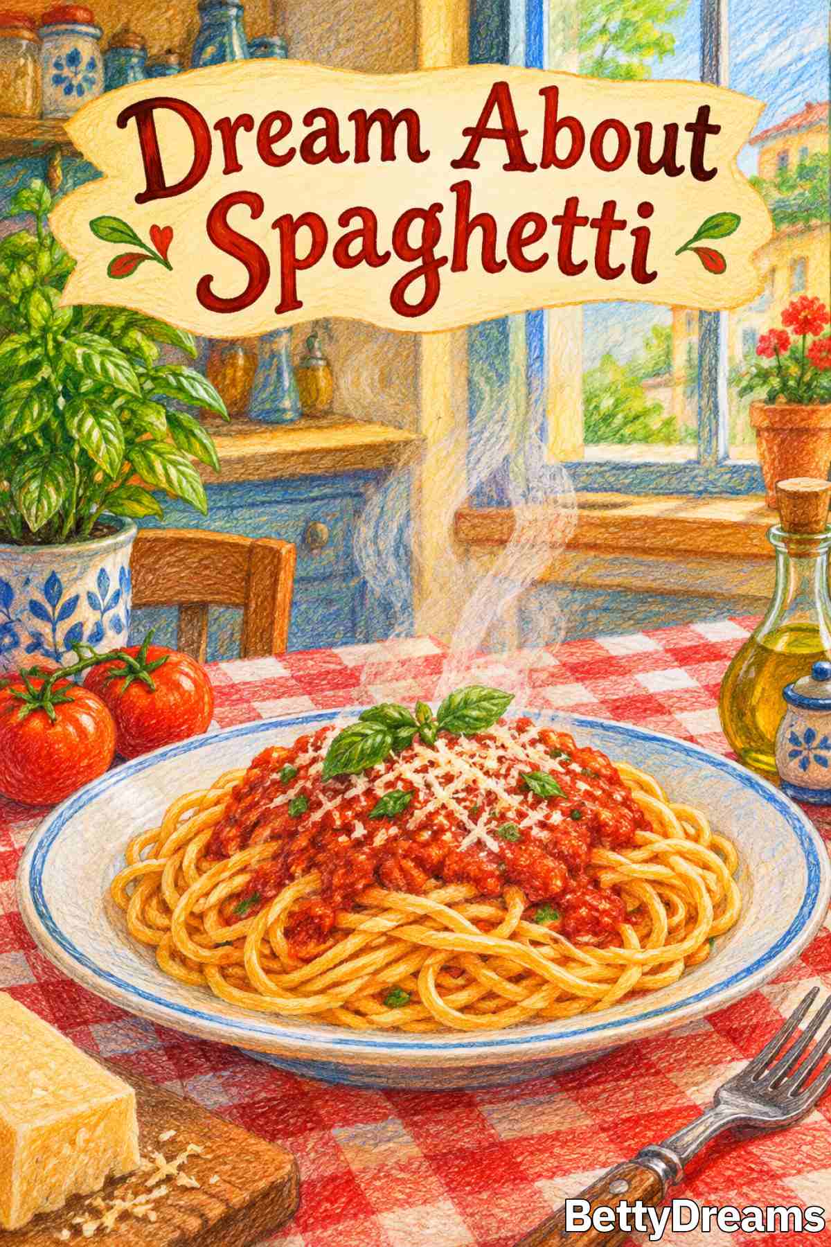 having a dream about spaghetti