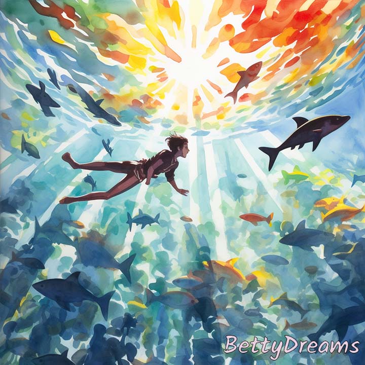 dream of swimming with sharks
