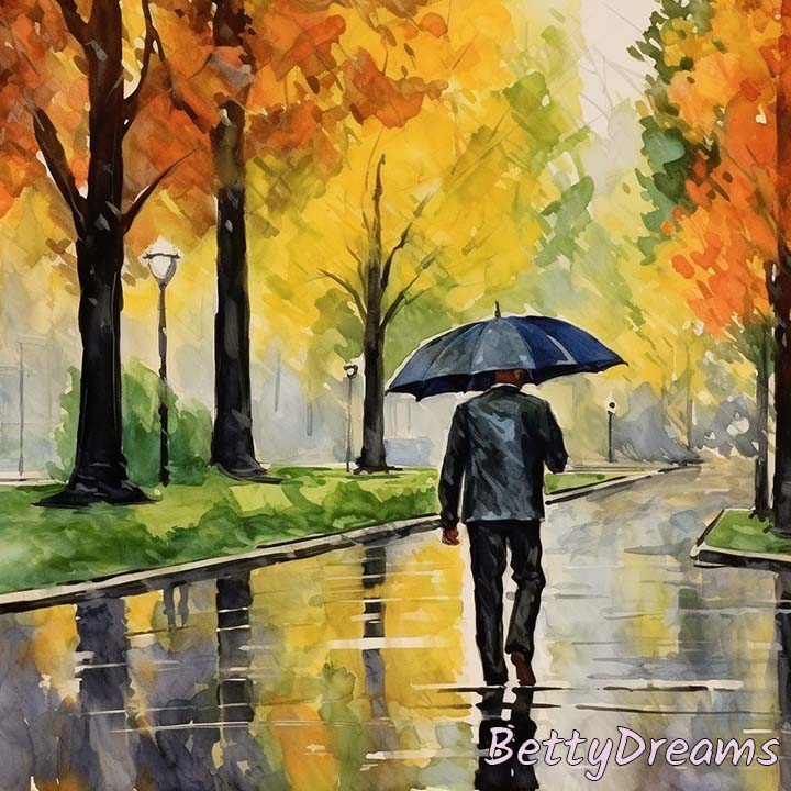 dream of walking in the rain 