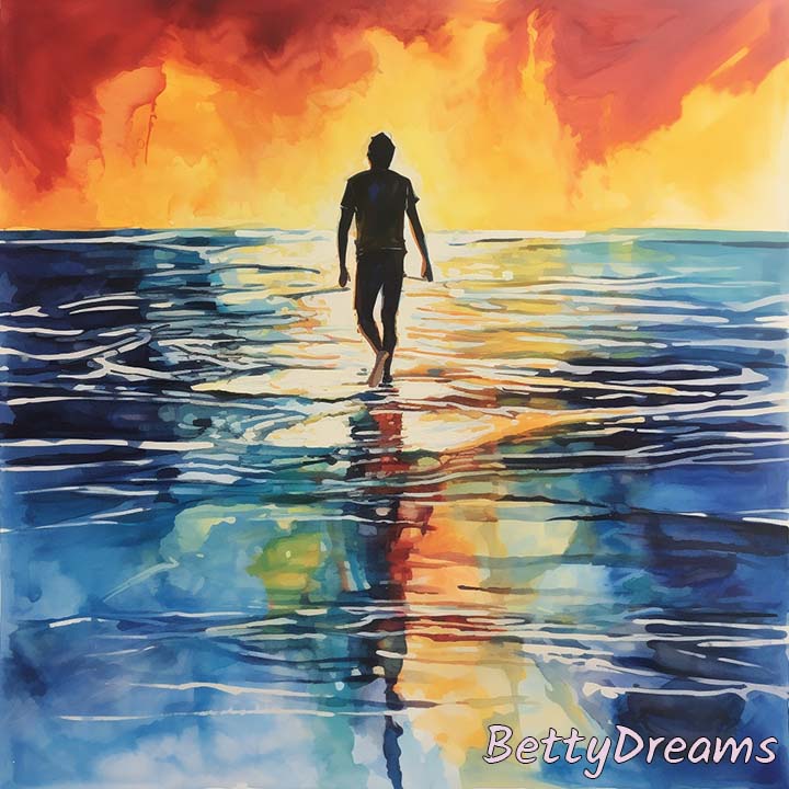 dream of walking in water