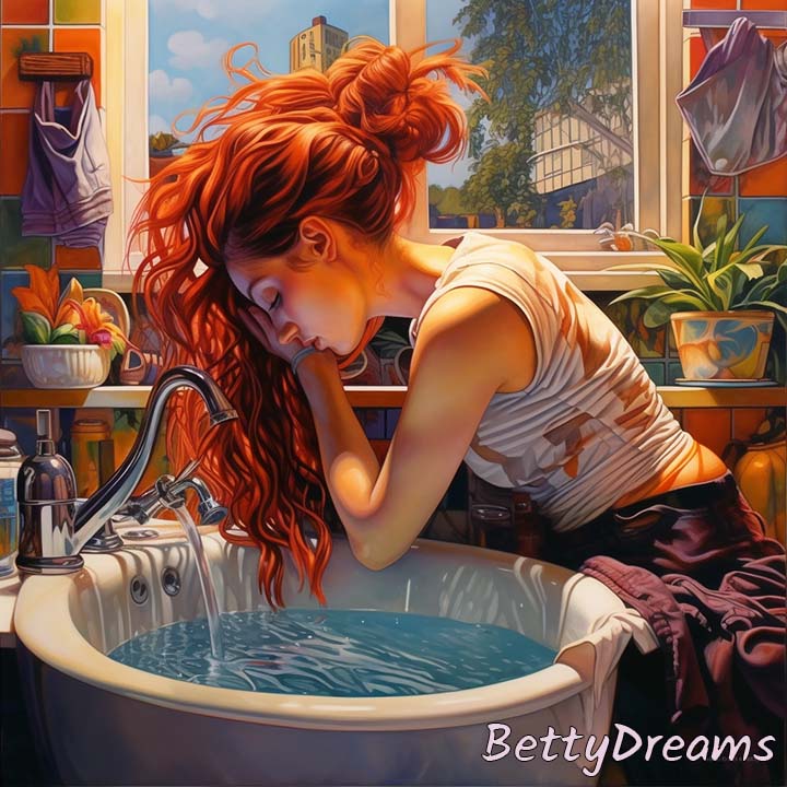 dream of washing hair