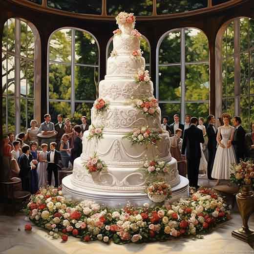 dream of wedding cake