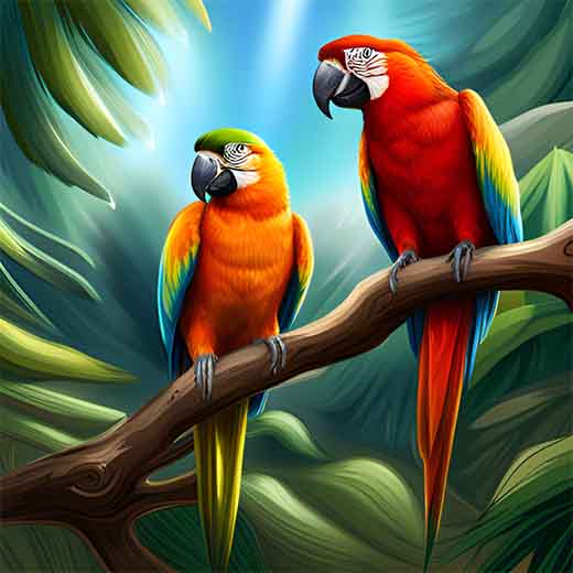 dream about parrots