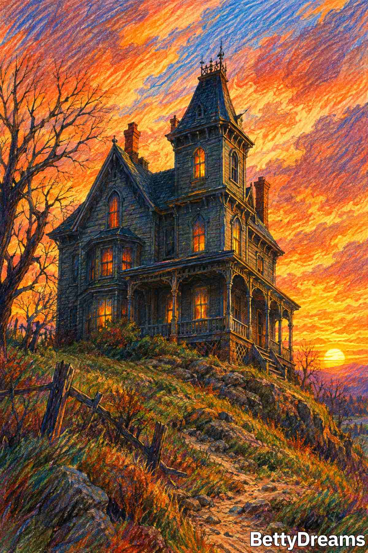 dreaming about a haunted house