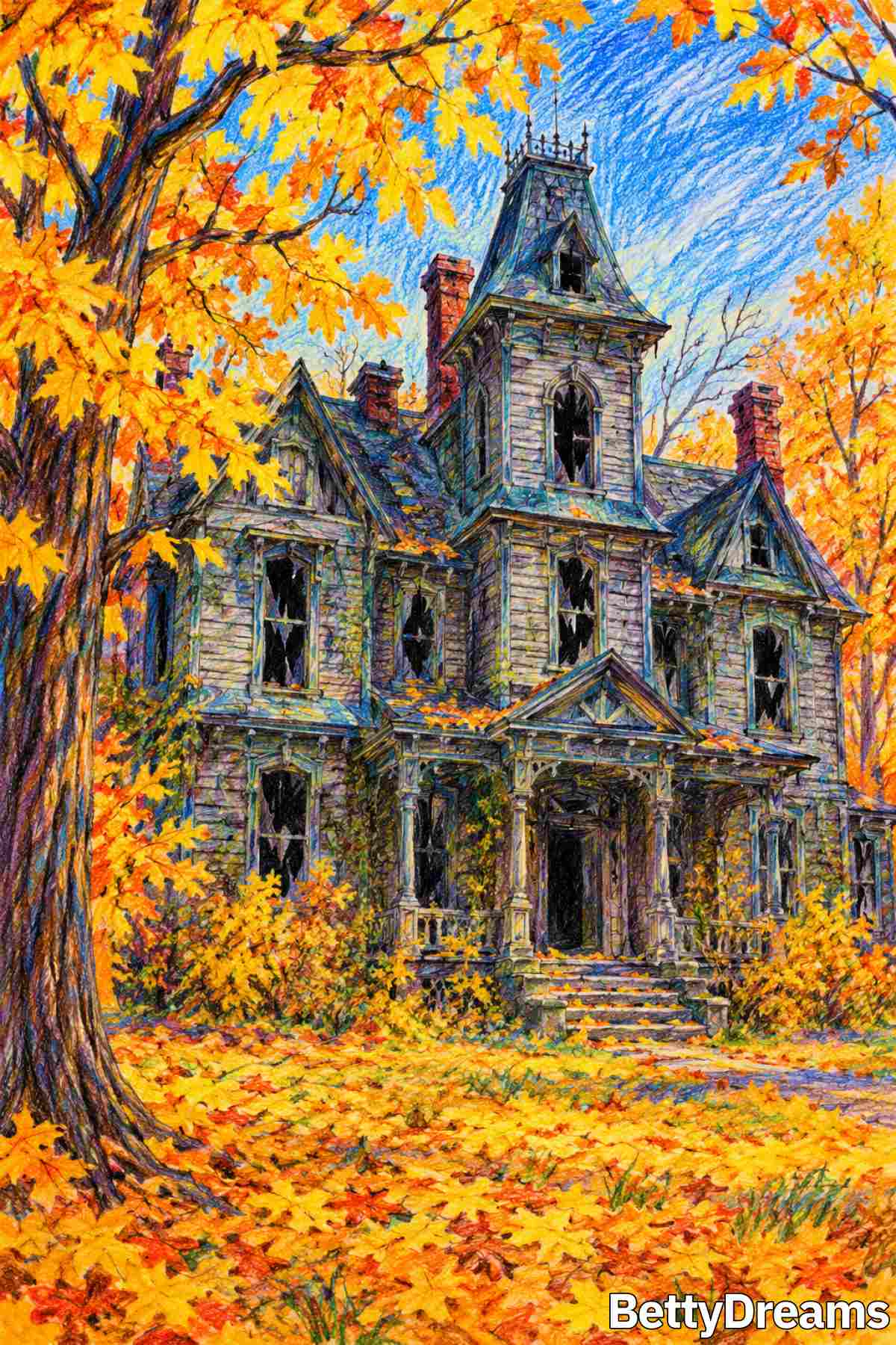 having a dream about a haunted house