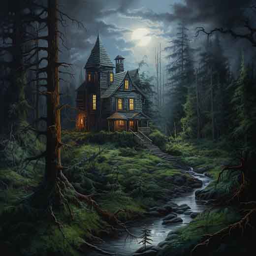 dreaming about a haunted house
