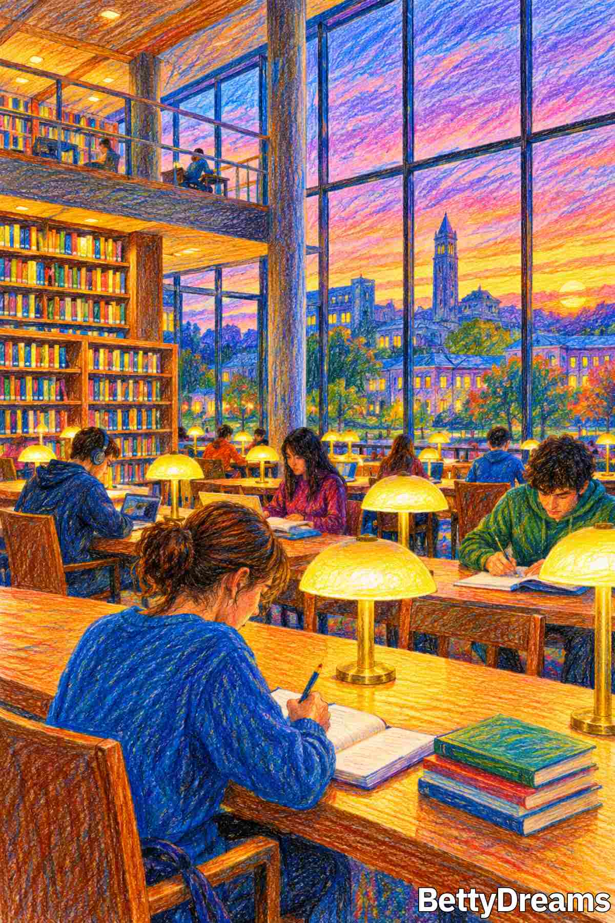 dreaming about a library