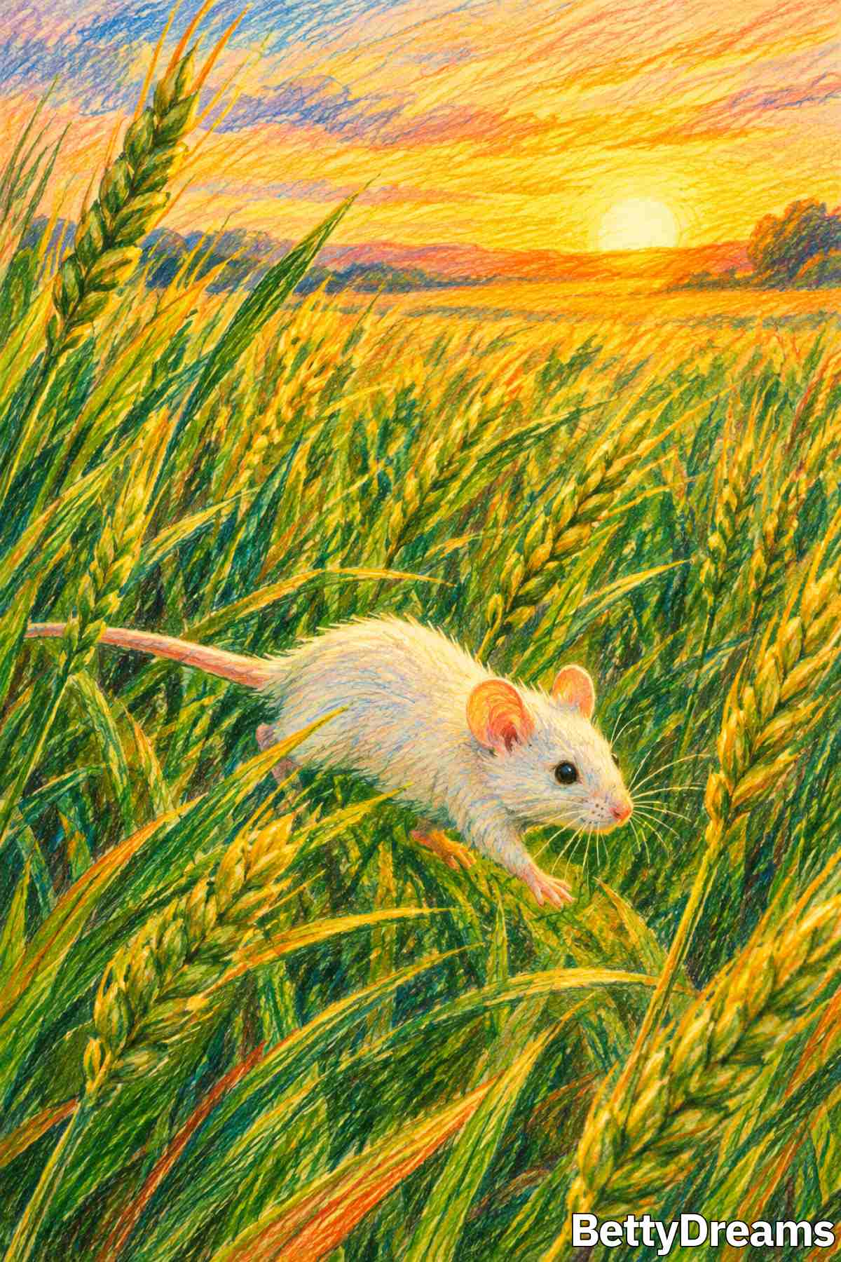white mouse in dream