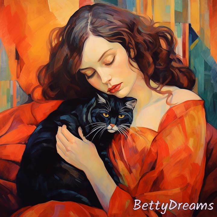 dreaming about cats clinging to you 