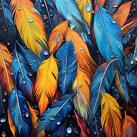 dreaming about feathers
