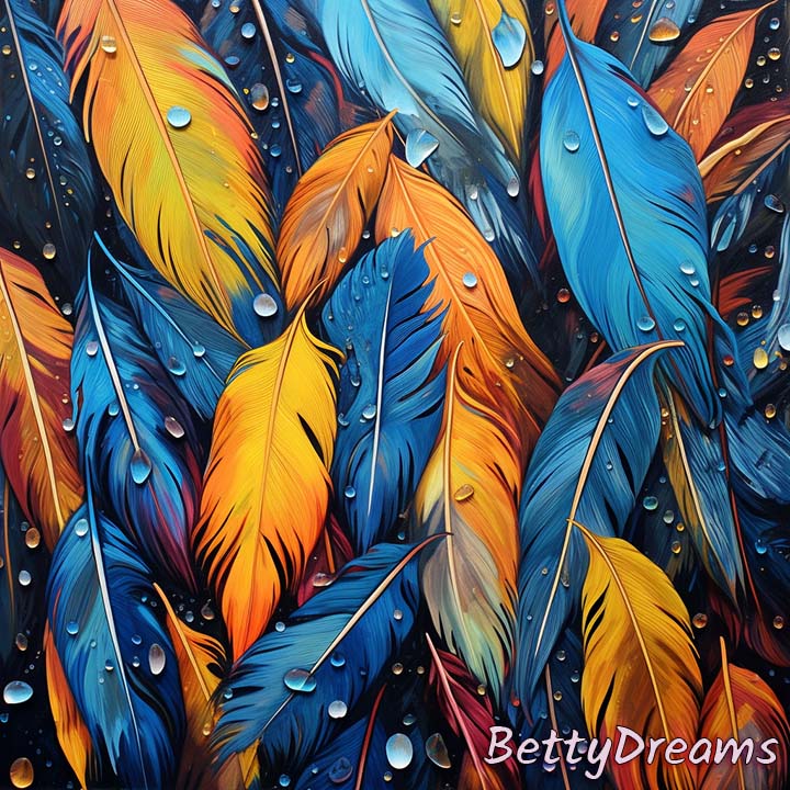 dreaming about feathers