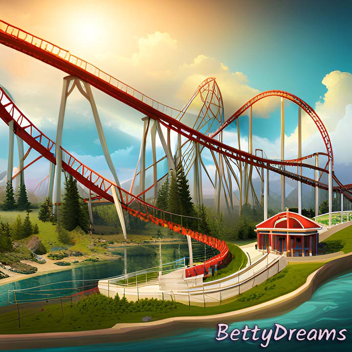 dreaming about roller coaster