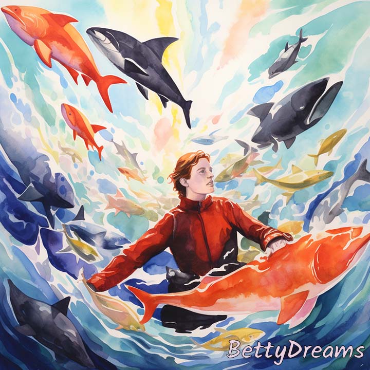 dreaming about swimming with sharks