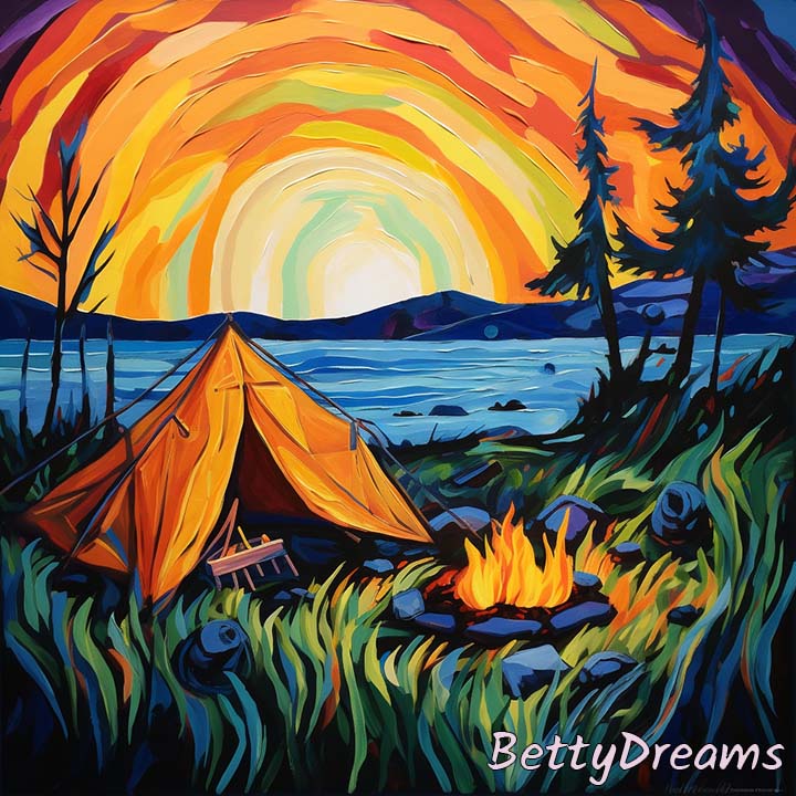 dreaming about tent