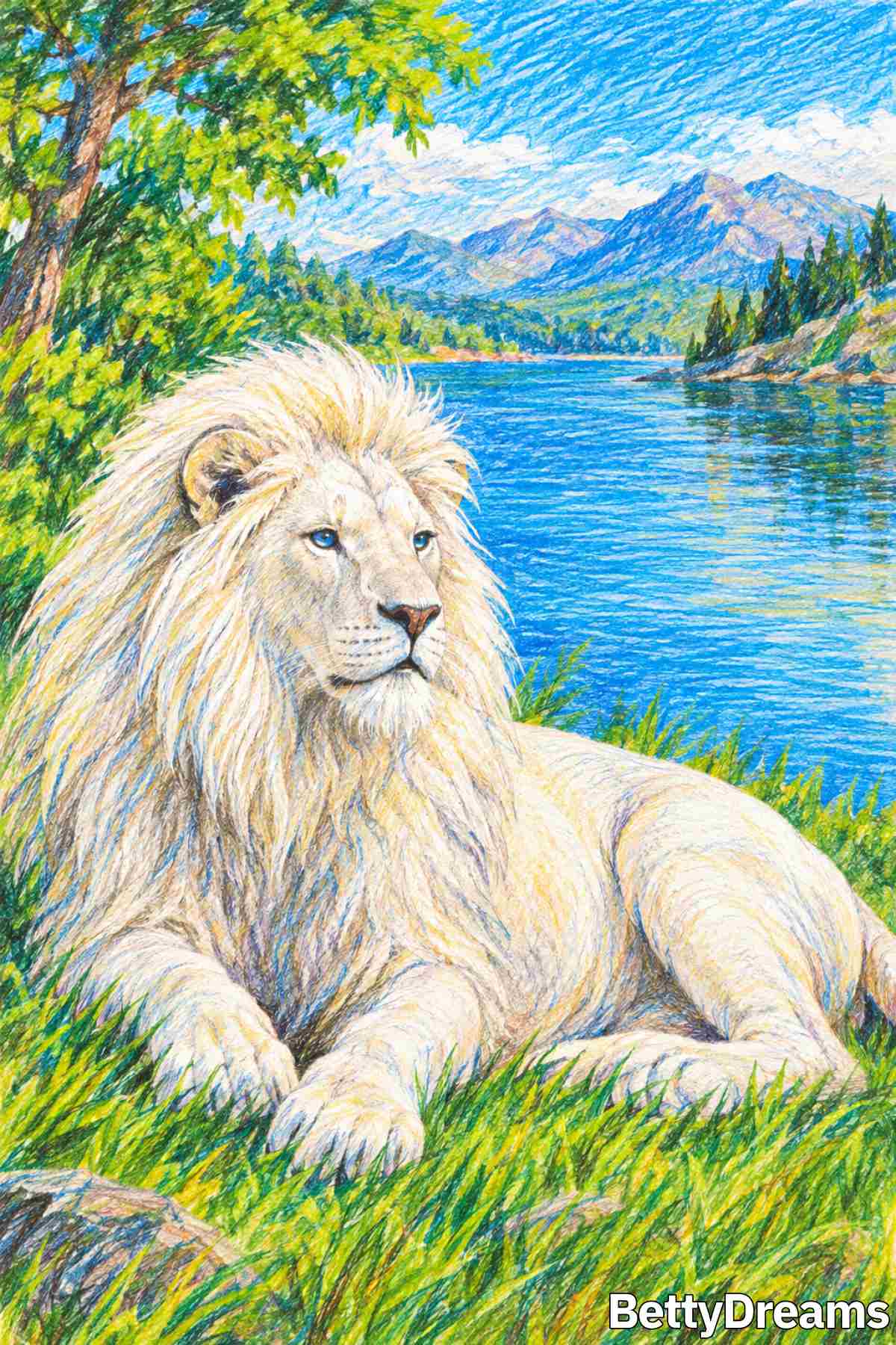 meaning of white lion in dream