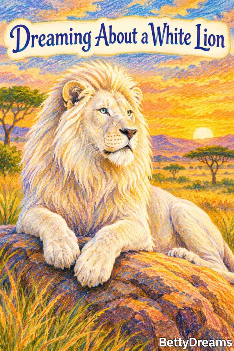 Dreaming of a White Lion