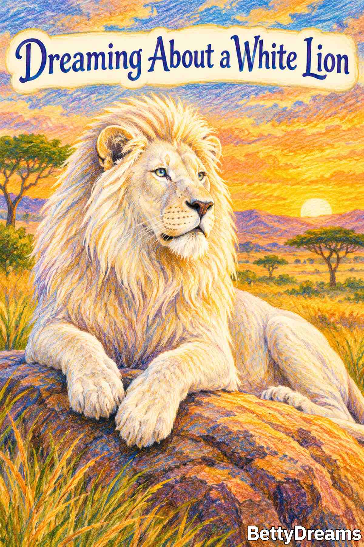 dreaming of a white lion