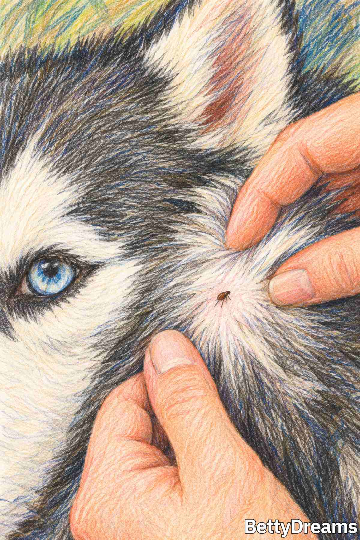 meaning of fleas on a dog in dream