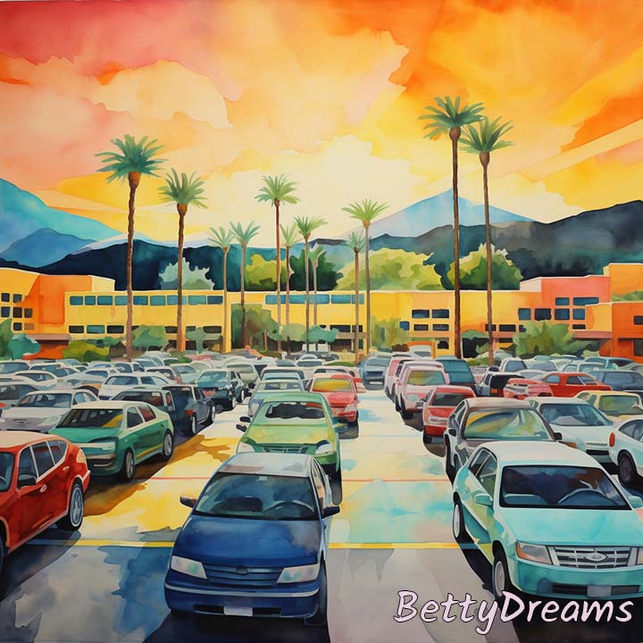 dreaming of parking lot