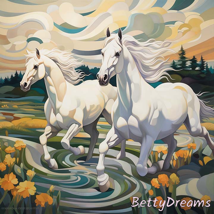 dreaming of white horse